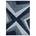 United Weavers Of America 7 ft. 10 in. x 10 ft. 6 in. Bristol Zine Navy Rectangle Area Rug 2050 10064 912